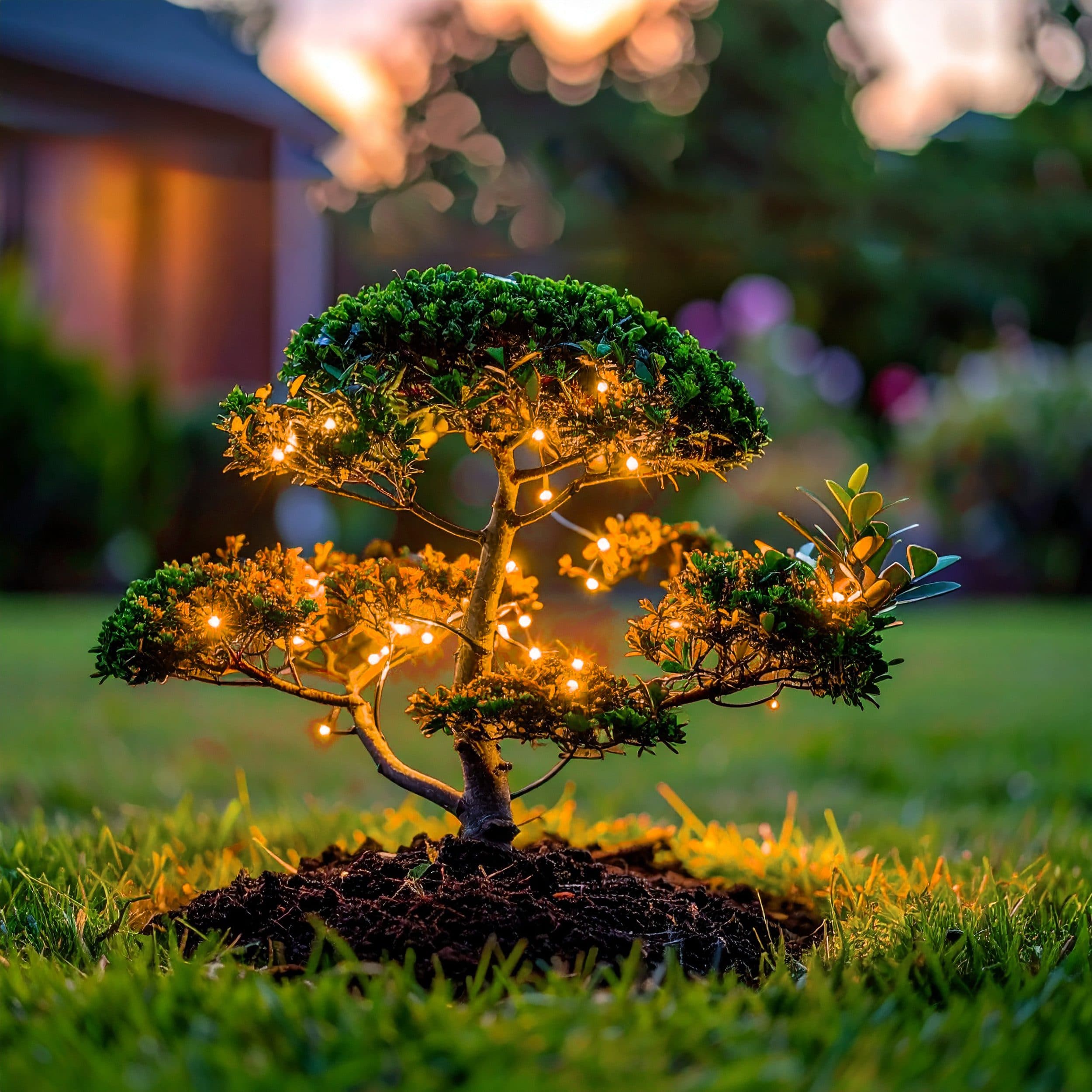 esotec LED-Lichterkette Solar 24 bernsteinfarbene LEDs 2,3m mit Zuleitung - Bild 2