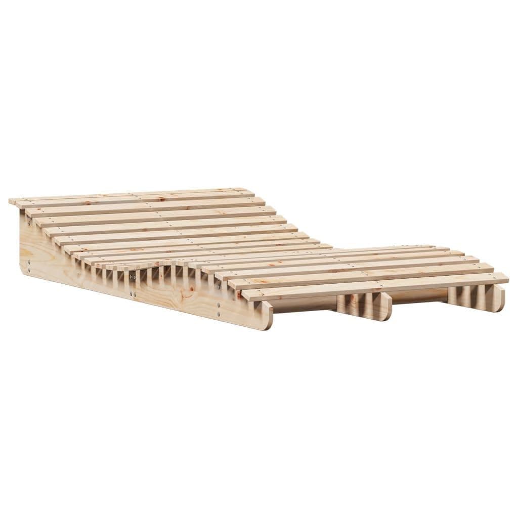 vidaXL Gartenliege Massivholz Kiefer Sonnenliege - Bild 2