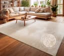 my home Teppich Andeer Kurzflor Uni Farben Beige Grau Anthrazit Bild 2