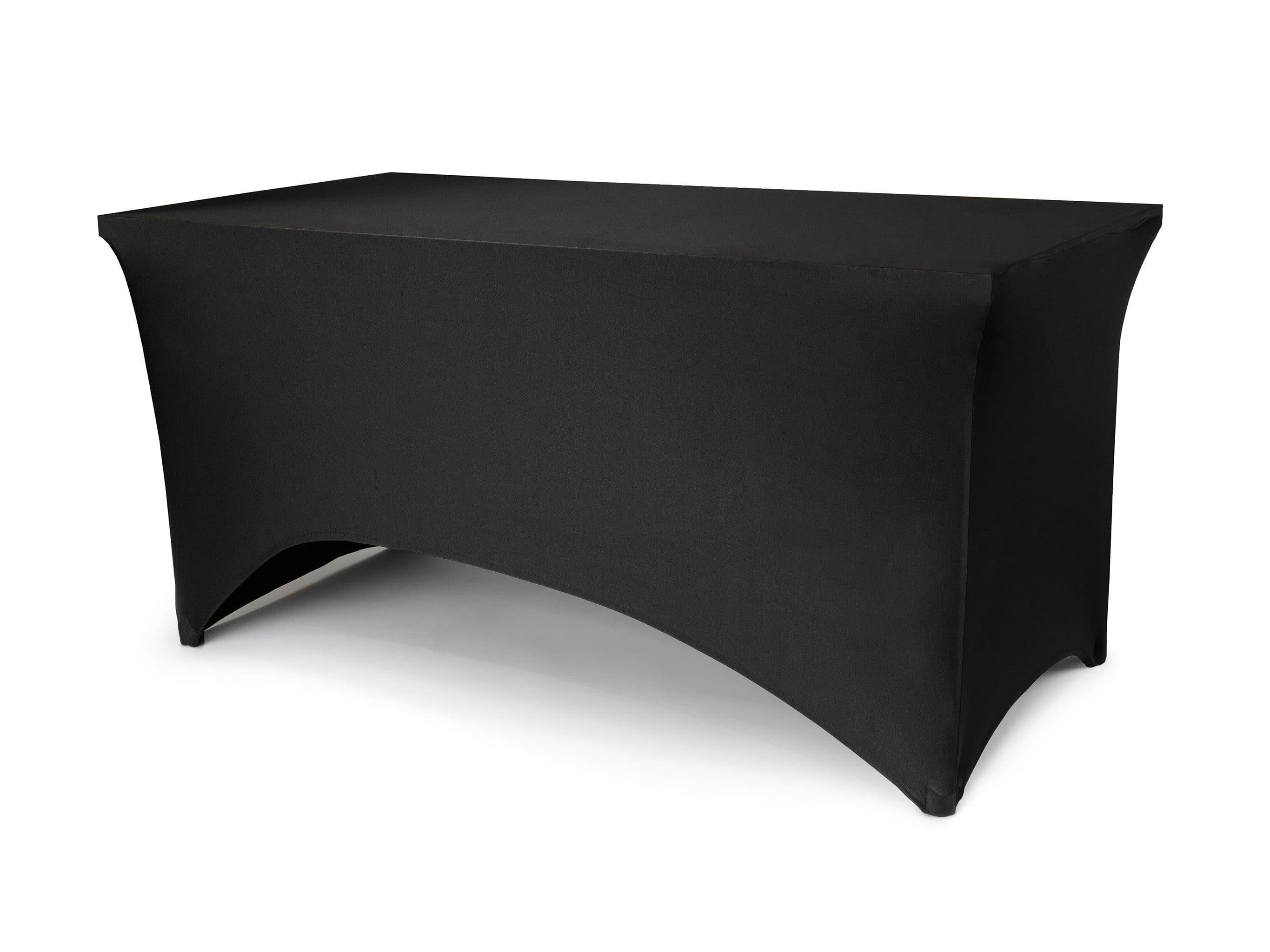 partydeco Tischläufer Tischhusse 183x76cm Rechteckig Schwarz