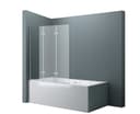 doporro Duschwand Badewanne 6mm ESG-Glas Nano-Beschichtung Bild 2