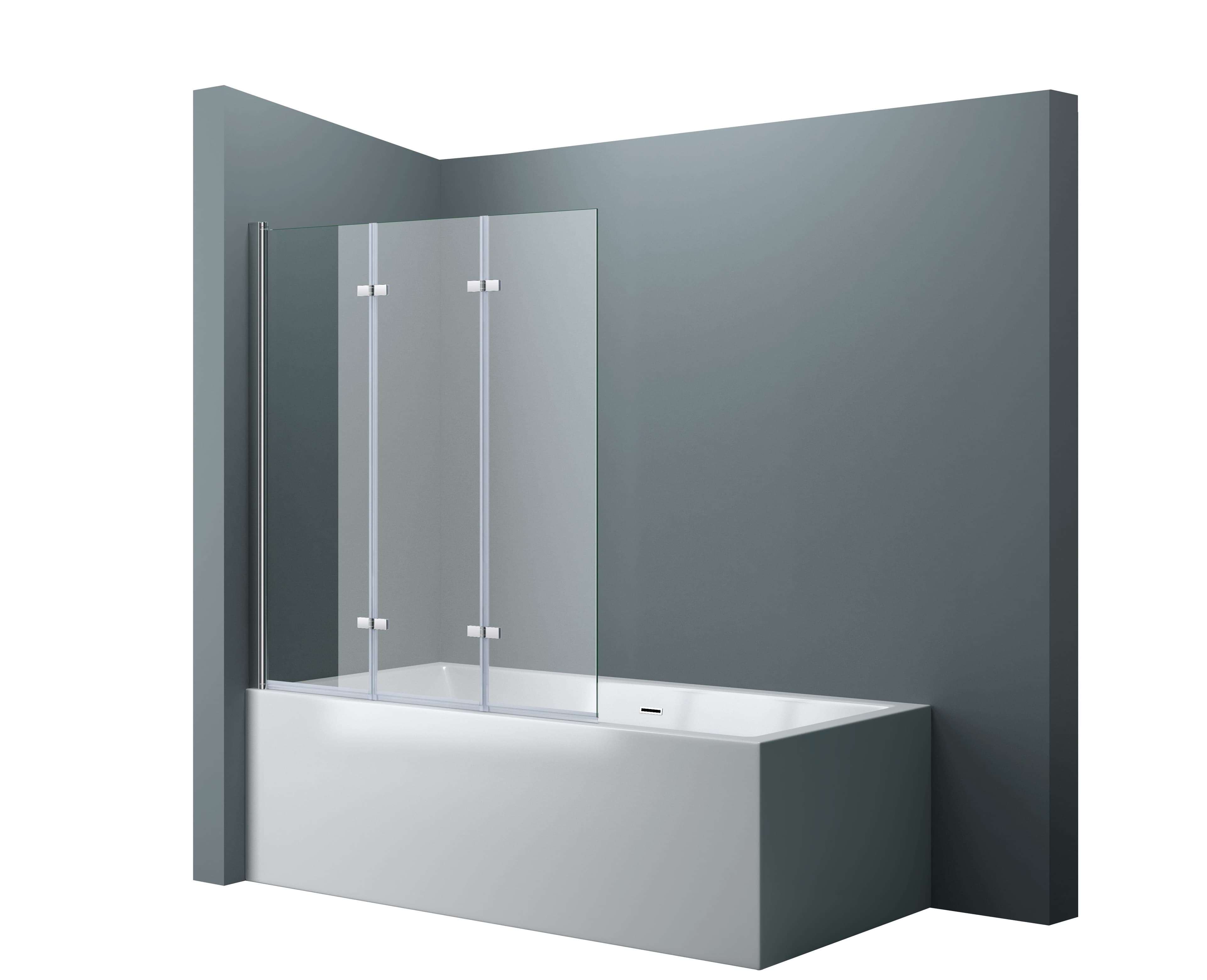 doporro Duschwand Badewanne 6mm ESG-Glas Nano-Beschichtung - Bild 2