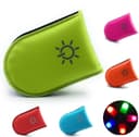 ELANOX LED Blinklicht wiederaufladbar USB Grün - Sicherheitsclip mit Magnet Bild 2