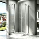 BOROMAL Eckdusche Duschkabine mit Nano-Beschichtung und Sicherheitsglas Bild 2