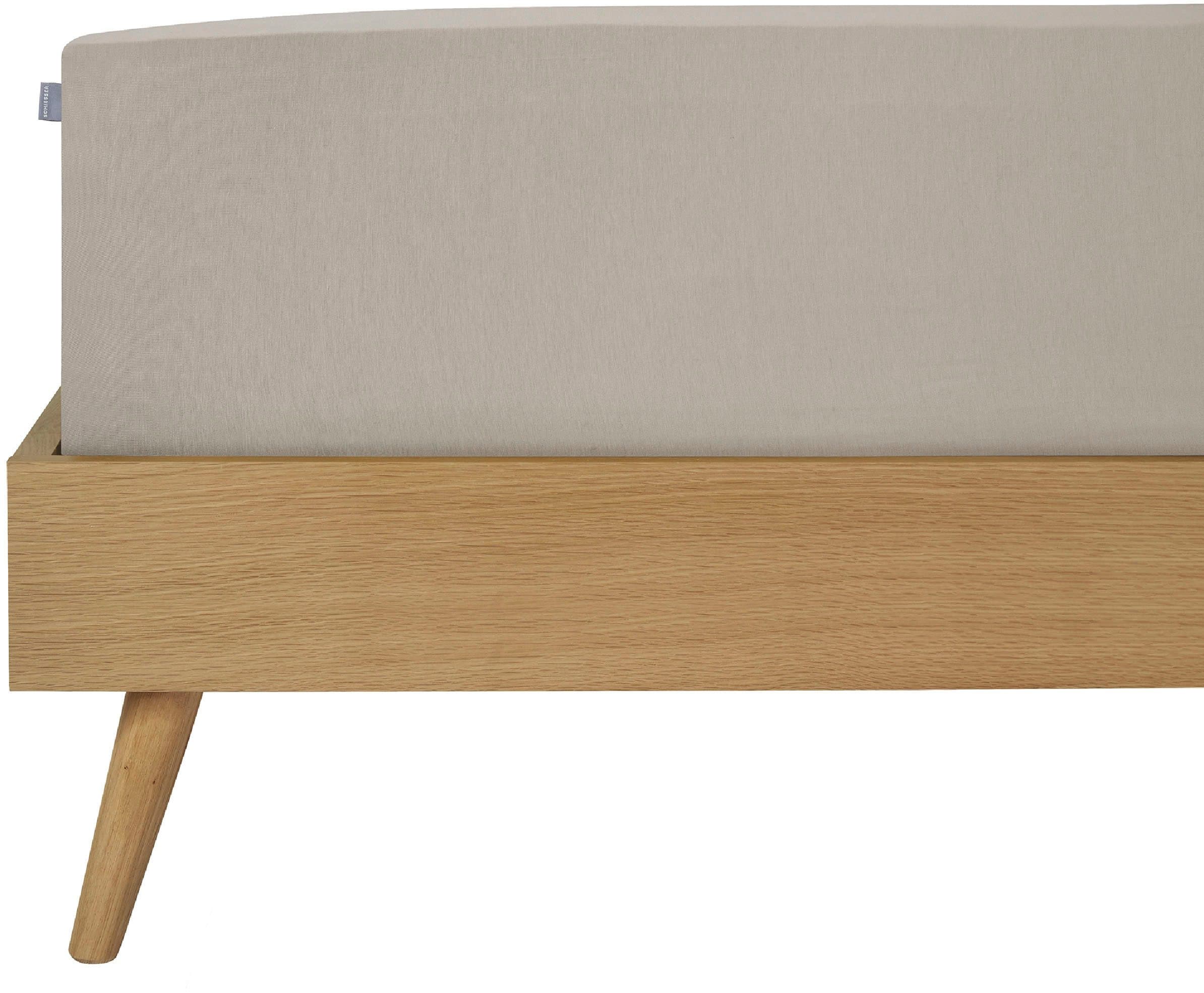 Schiesser Spannbettlaken Jersey Baumwolle Helltaupe - Bild 2