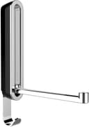 WENKO Klapphaken Premium Sigma Schwarz/Silber - Wandhaken Bild 2
