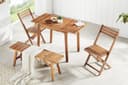 riess-ambiente Gartenstuhl BALI natur honey – Massivholz, klappbar, wetterfest Bild 2