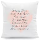 GRAVURZEILE Zierkissen mit Spruch - Traumsprüche - Geschenk für Kinder, starke Farben ohne Verblassen, Maschinenwäsche geeignet - mit Füllung Bild 2