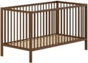 Babybett VIPACK DINO Massivholz Buche Nussbaumfarbig Bild 2