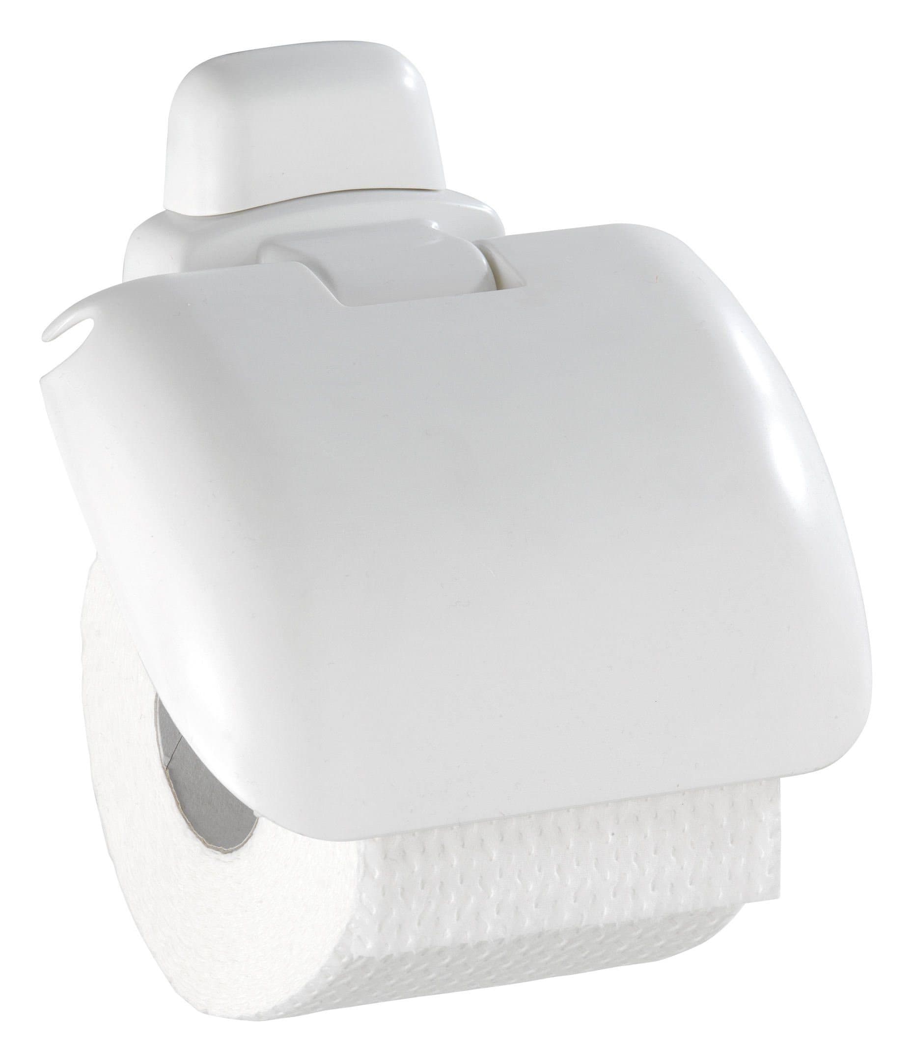 WENKO Toilettenpapierhalter Pur Kunststoff, weiß