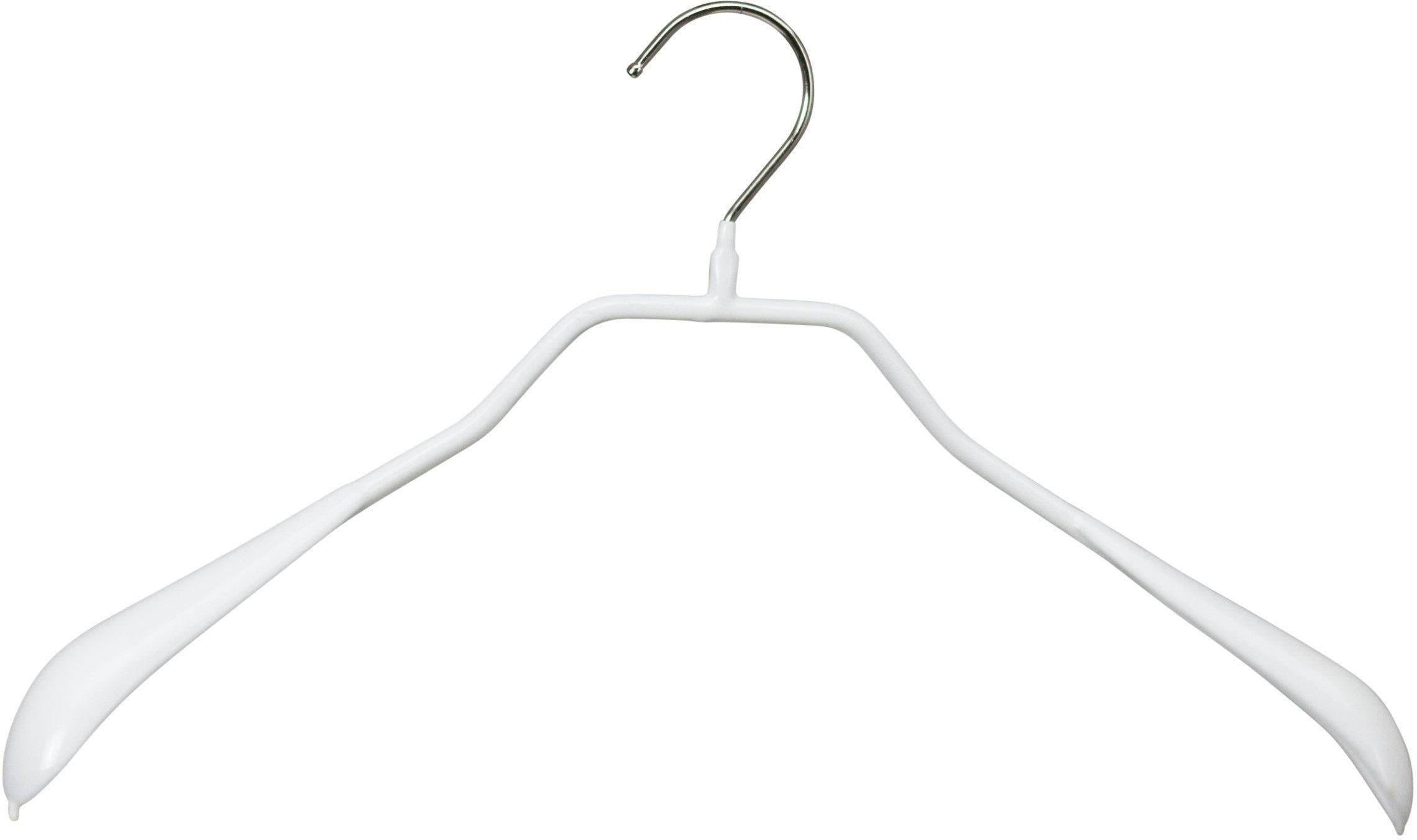 MAWA Kleiderbügel Bodyform L 10-tlg Weiß Metall - Bild 2