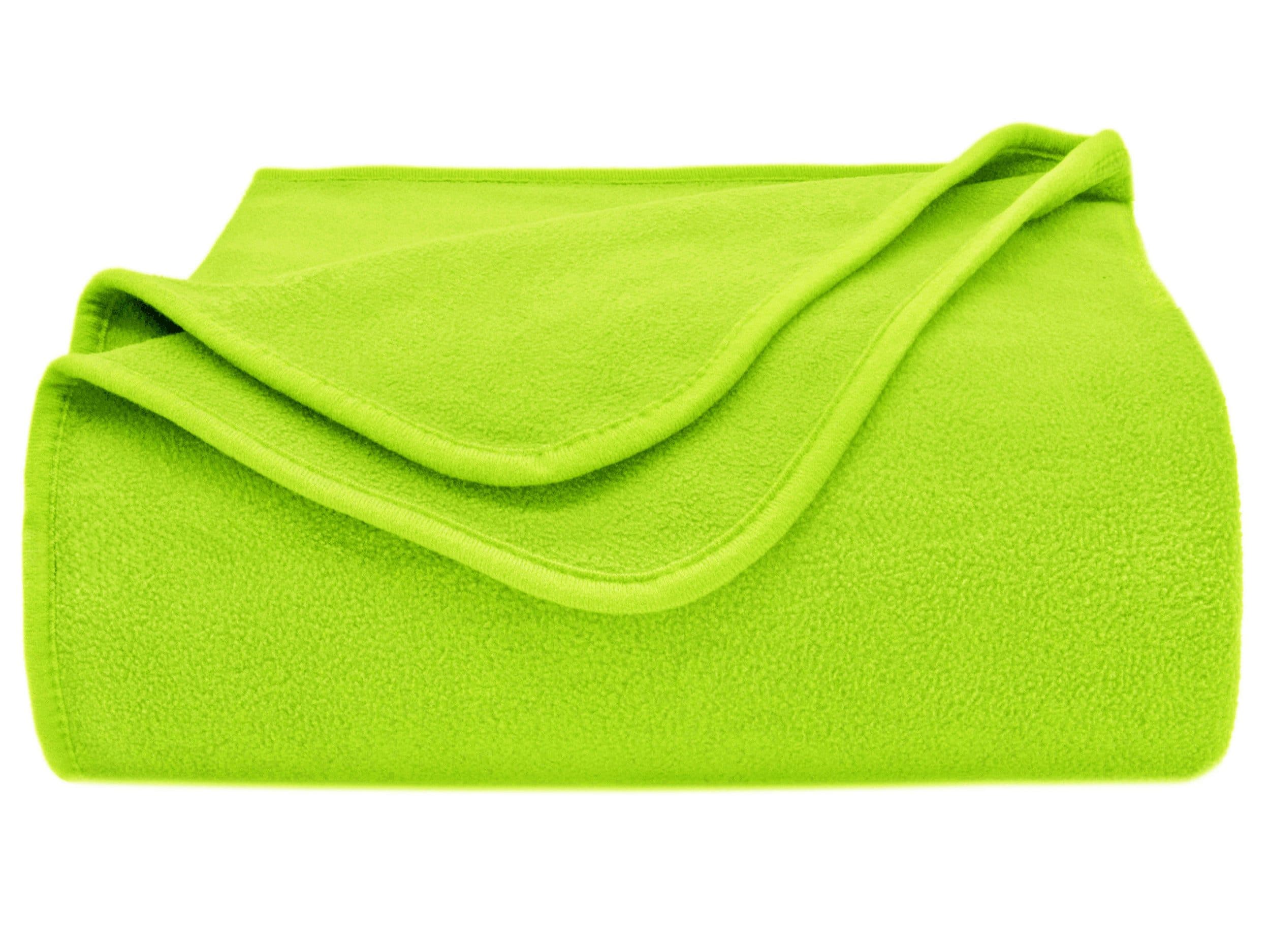 ZOLLNER Wohndecke Kuscheldecke 130x170 cm Polyester Grün - Bild 2