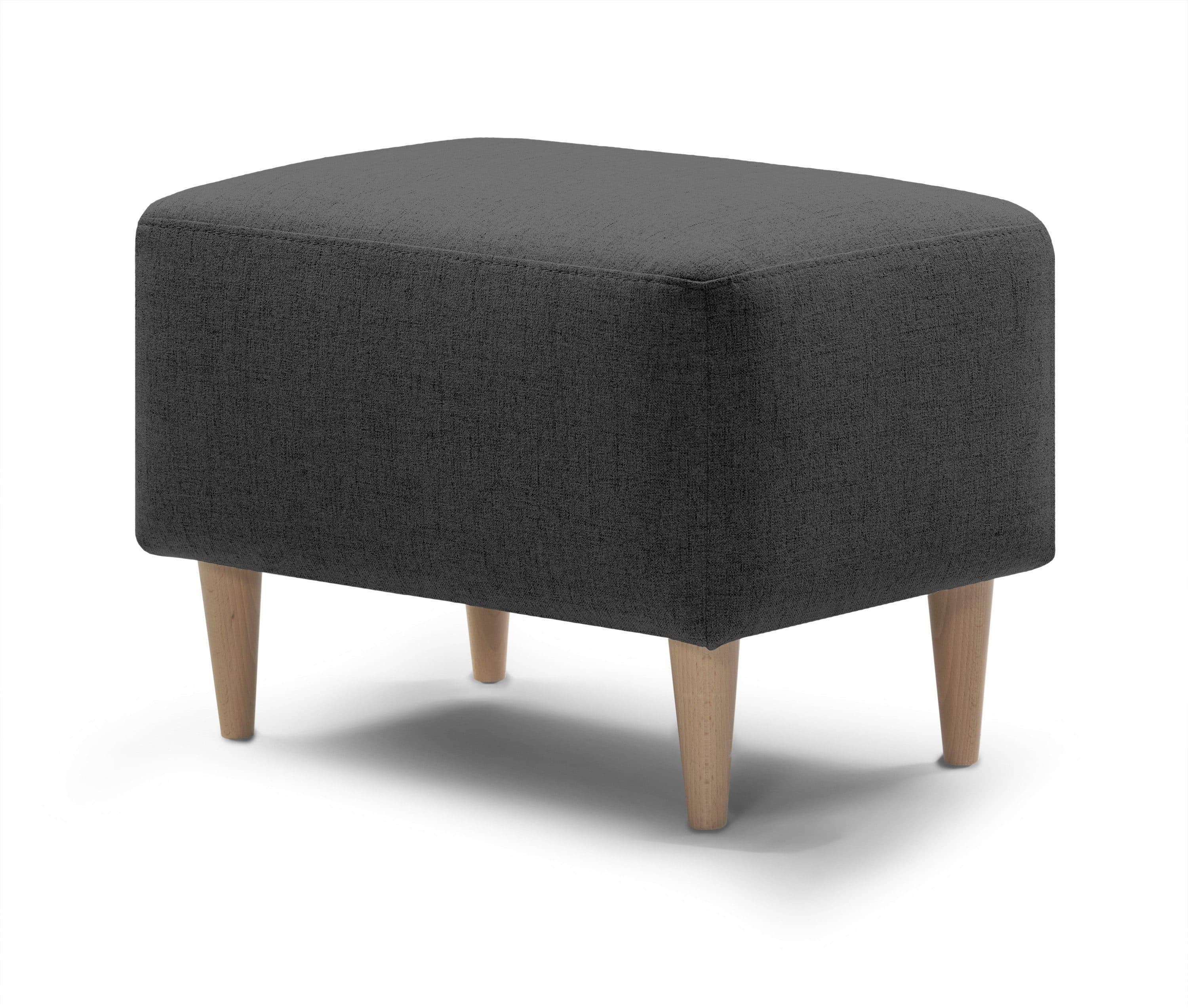 XDREAM Polsterhocker Modern Grau Komfortschaum - Bild 2