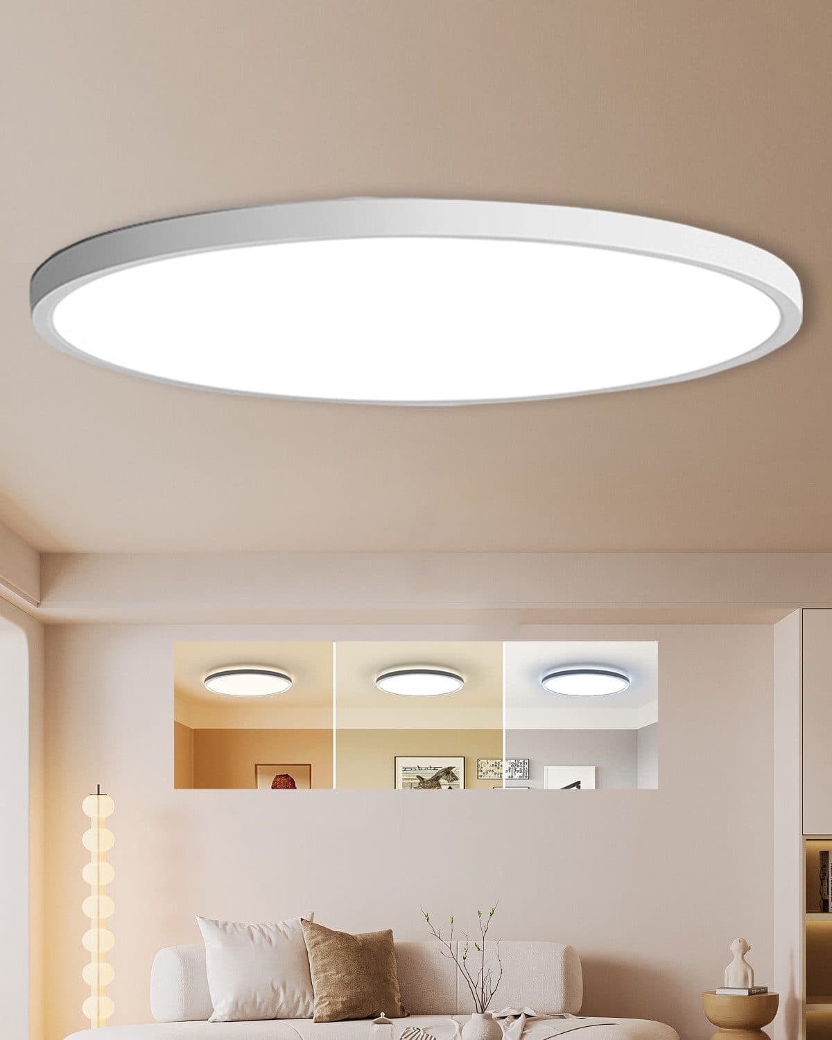 OYLCDI LED Deckenleuchte Dimmbar IP54 Ultradünn - Bild 2