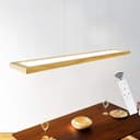 ZMH LED Pendelleuchte Holz rustikal Fernbedienung höhenverstellbar Ess- Wohnzimmer Bild 2