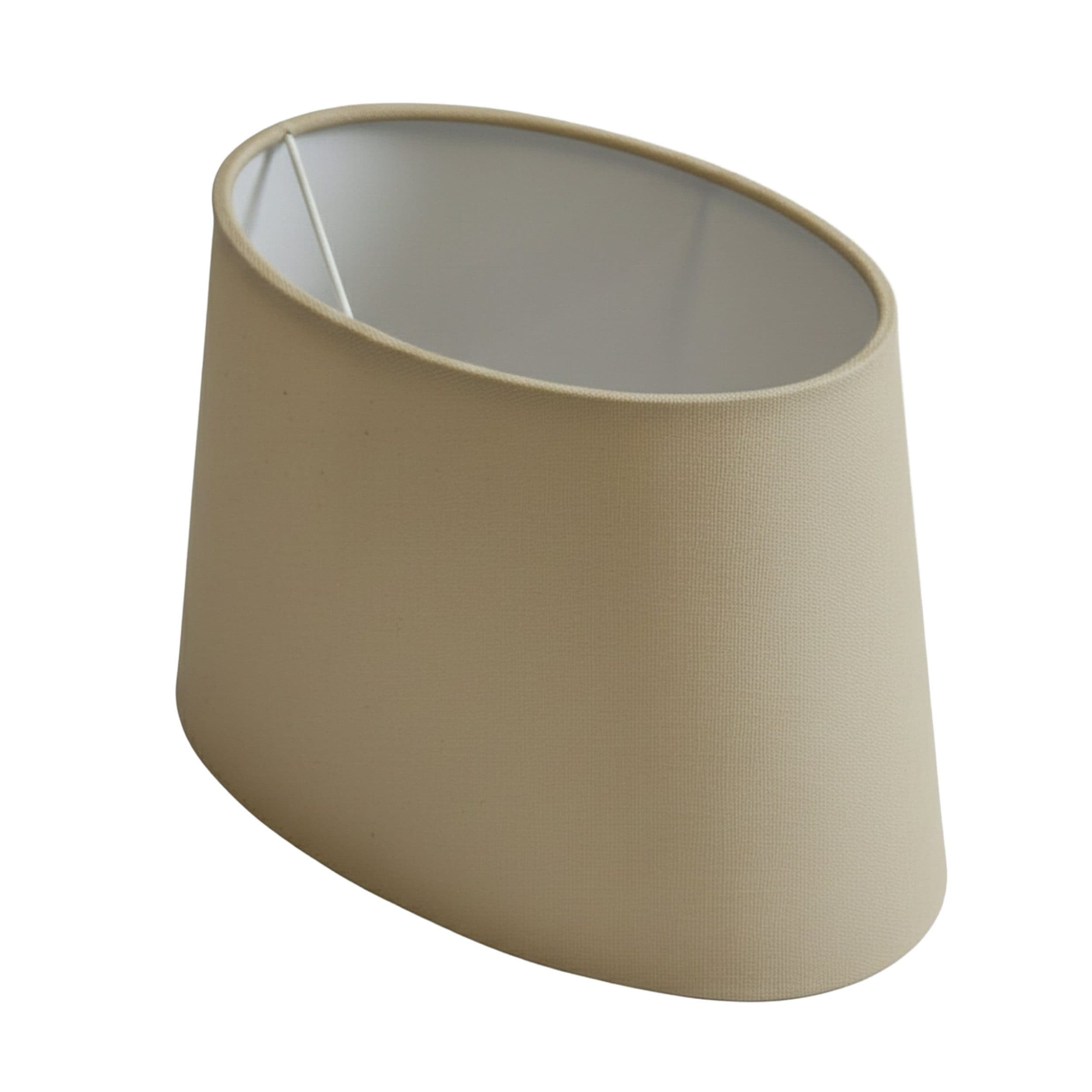 B&S Lampenschirm Oval Velvet Beige