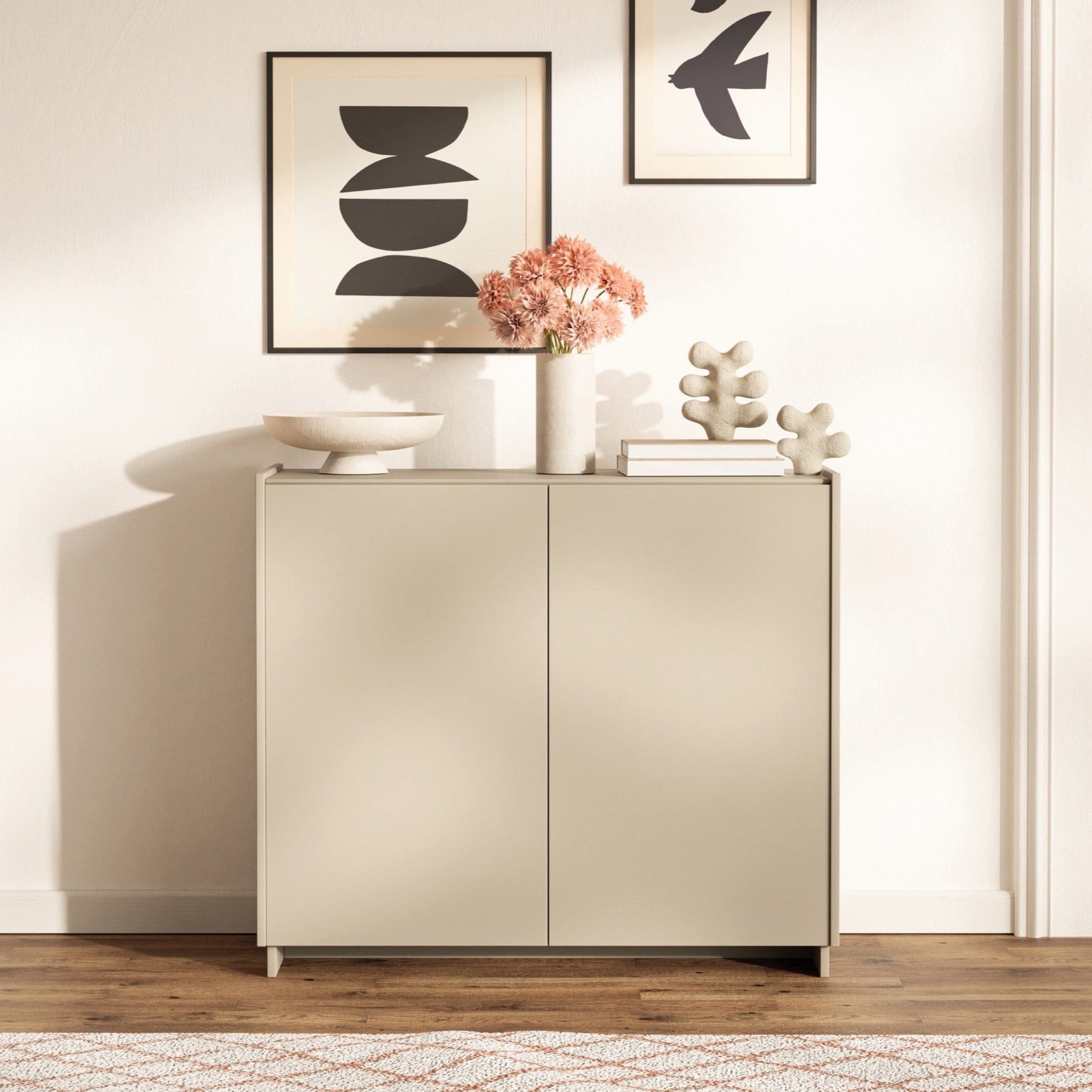 Selsey Sideboard MAGRO Kaschmir Matt Push-to-Open 2 Türen - Bild 2