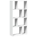 vidaXL Bücherregal Weiß Holzwerkstoff 8 Fächer Modern Bild 2
