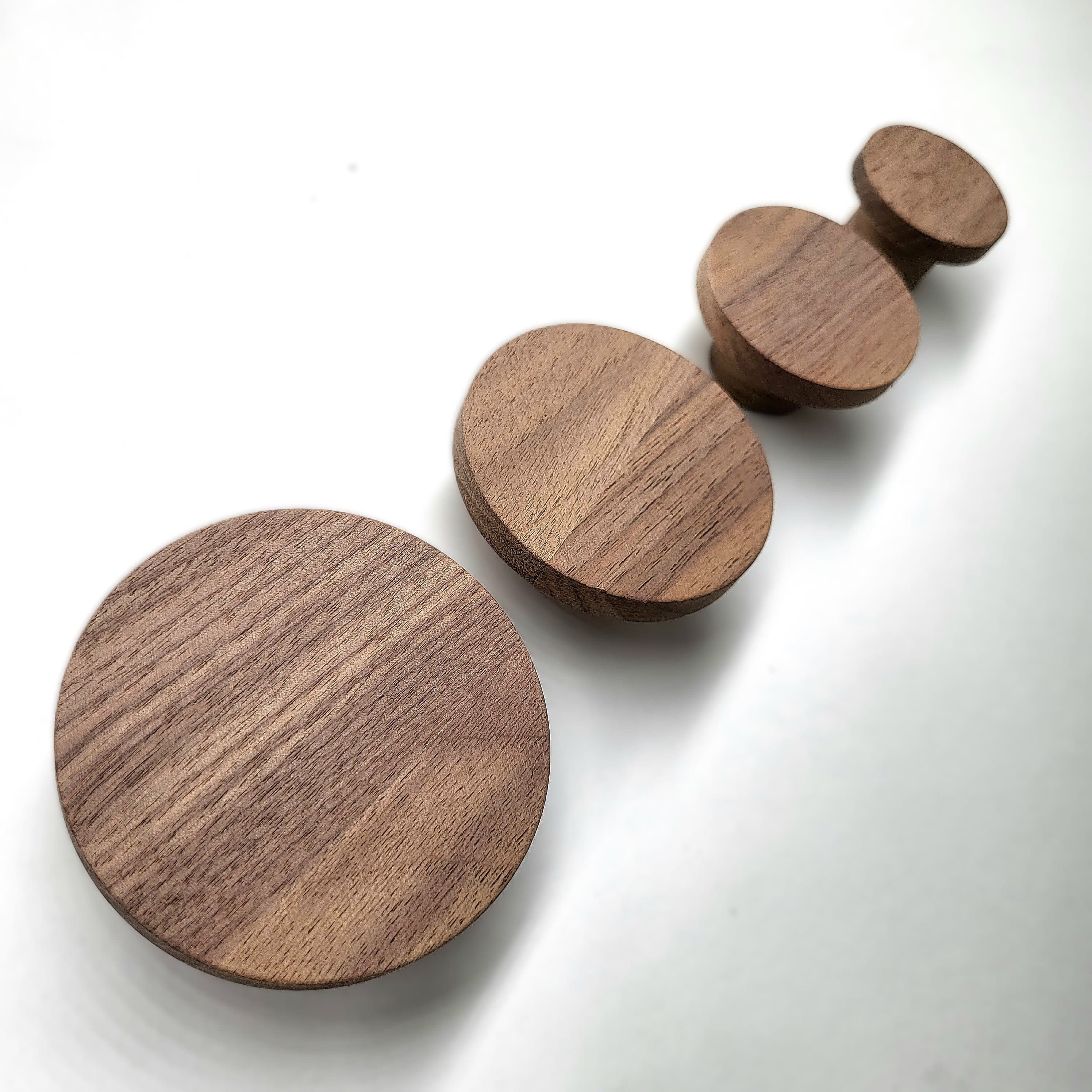 ScandiHooks Wandhaken Runde Walnussholz Skandinavisch - Bild 2