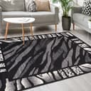 Mazovia Designteppich Modern Kurzflor Wohnzimmerteppich Robust und Pflegeleicht Grau Bild 2
