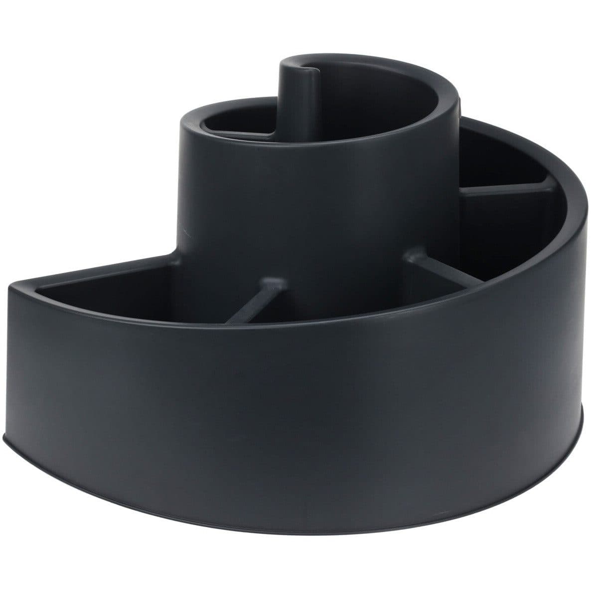 Home & styling collection Spiralförmiger Kräutertopf Schwarz