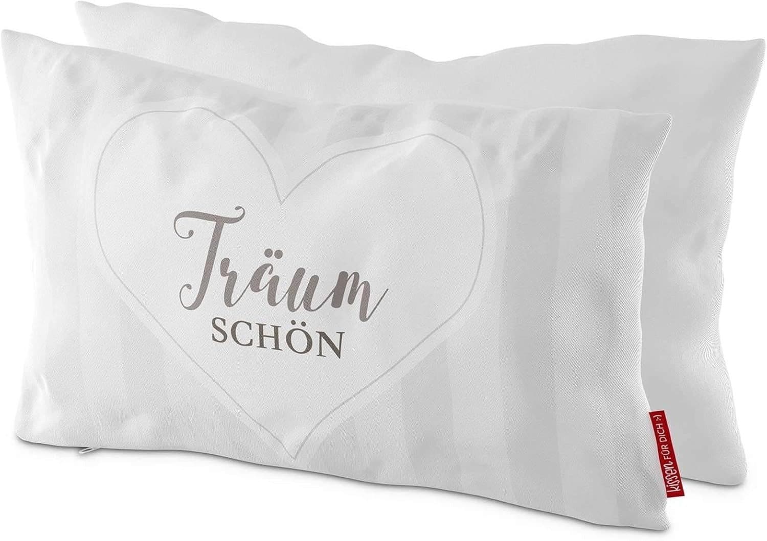 La Vida Dekokissen Träum schön Baumwolle Polyester Kuschelkissen