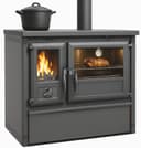 TRGO Gartenkamin Outdoor-Küchenofen Außenküche Holzherd Modell Forno - Gussgrau Bild 2