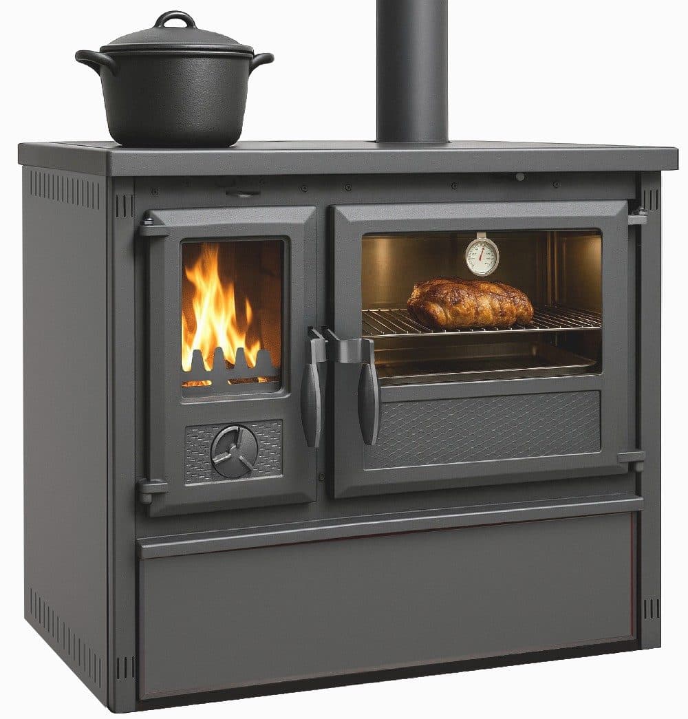 TRGO Gartenkamin Outdoor-Küchenofen Außenküche Holzherd Modell Forno - Gussgrau - Bild 2