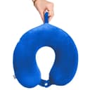 WINLIFE Reisekissen Memory Foam Nackenhörnchen Blau Bild 2