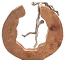 Kobolo Dekoobjekt Holzfigur TRUST Holz und Metall Skulptur Bild 2