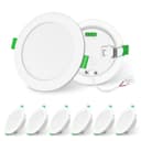 ALUSSO LED Einbauleuchte 6er-Set 3CCT Dimmbar 8W 850lm Weiß Bild 2