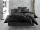 BETTWAESCHE-MIT-STIL Bettwäsche Mako Satin Schwarz 2-teilig Bild 2
