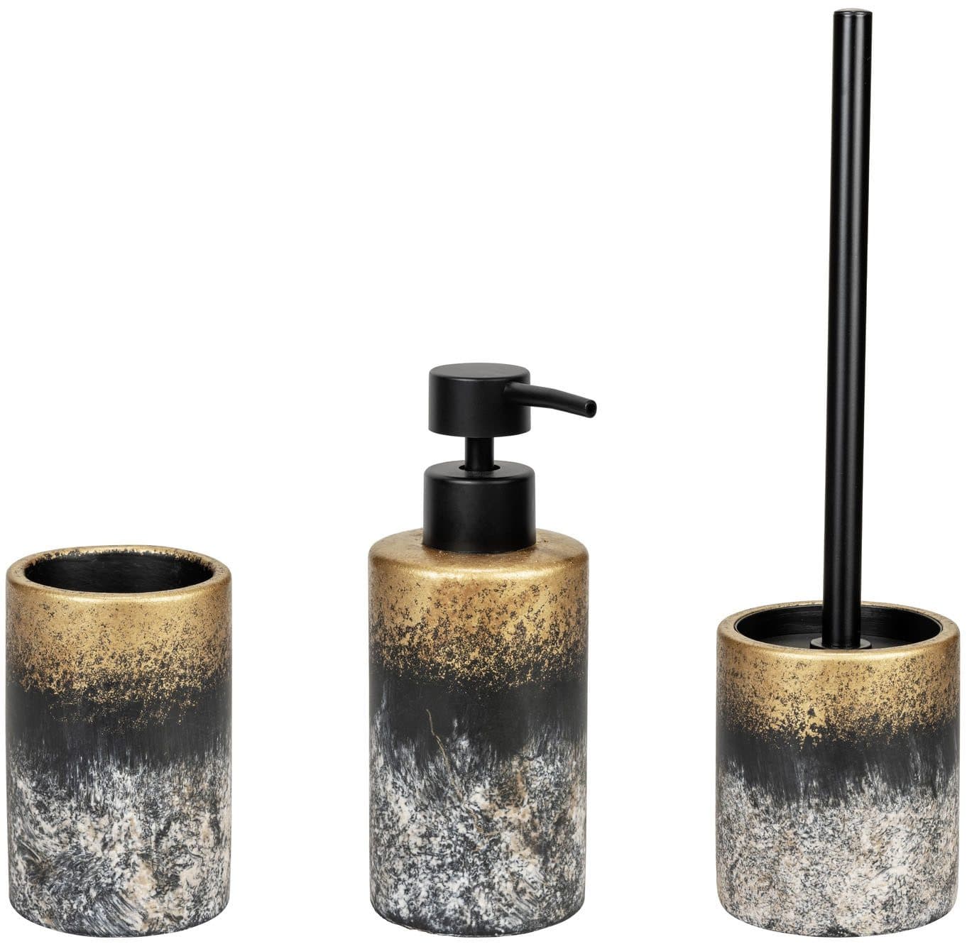 Badaccessoire-Set WENKO "Lacona" Mehrfarbig Beton - Bild 2