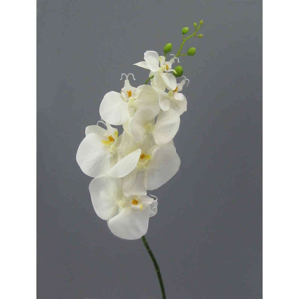Kunstorchidee Phalaenopsis 86cm - Kunstblume mit Blüten und Knospen