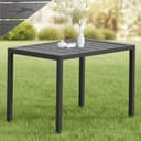 Mucola Aluminium Gartentisch Outdoor Anthrazit Wetterfest Bild 2