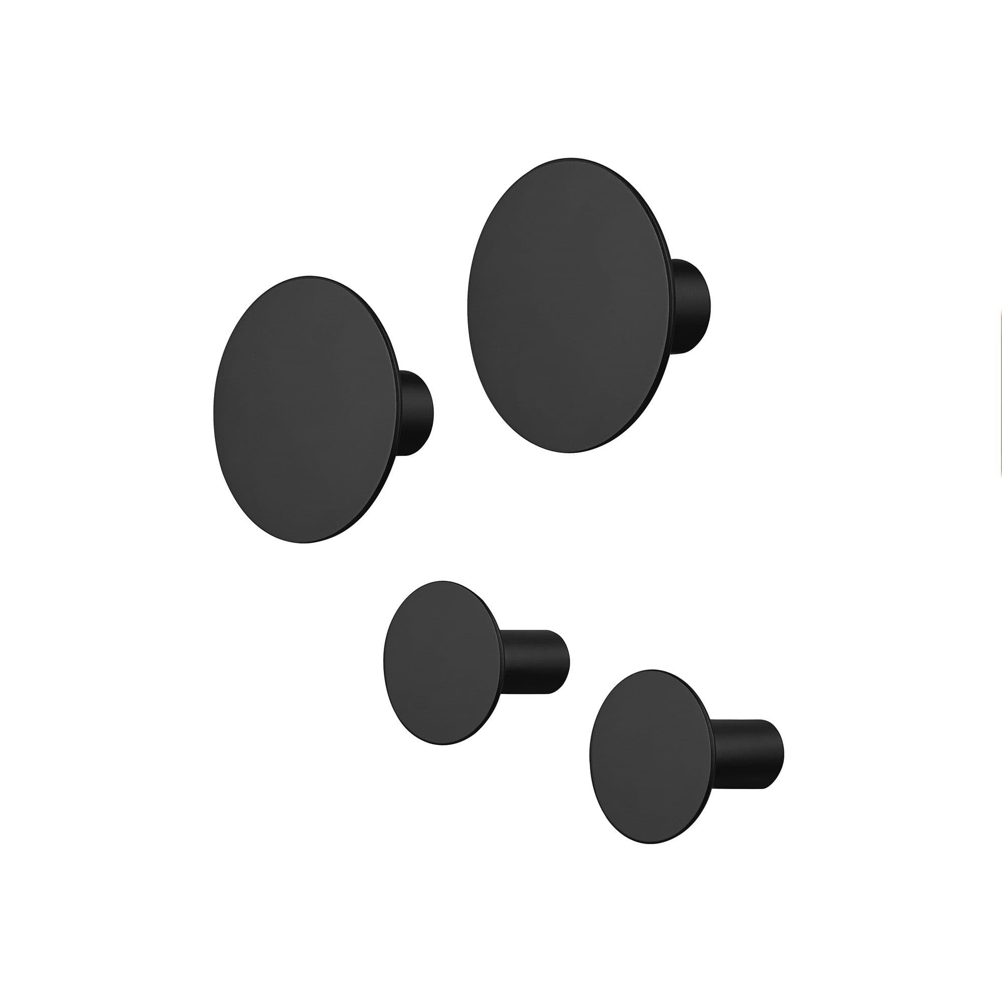 blomus Wandhaken PONTO Set 4tlg. Schwarz Polystone - Bild 2