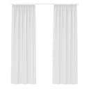Bestlivings Gardine Ellen 2er Set Weiß Blickdicht Universalband Bild 2