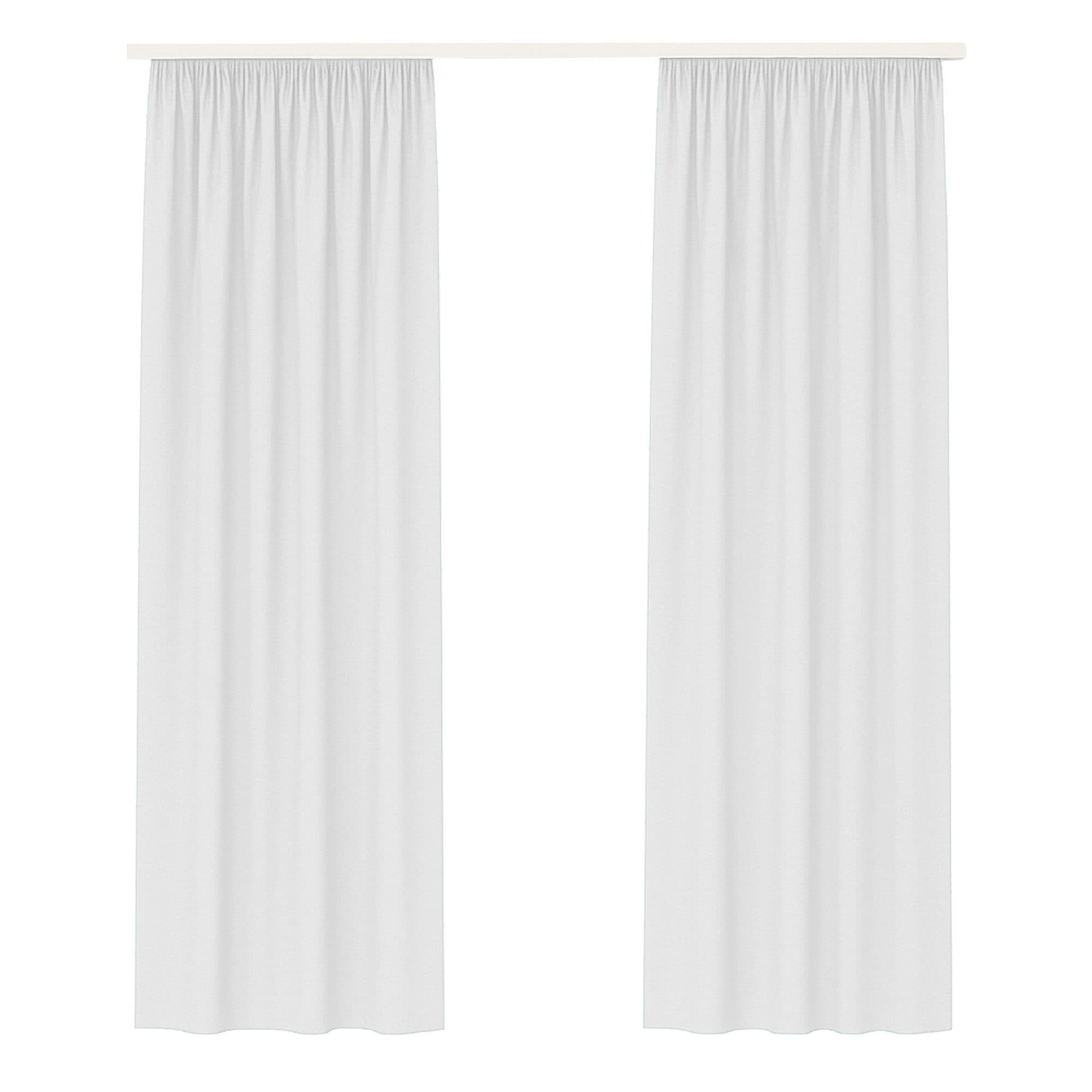Bestlivings Gardine Ellen 2er Set Weiß Blickdicht Universalband - Bild 2