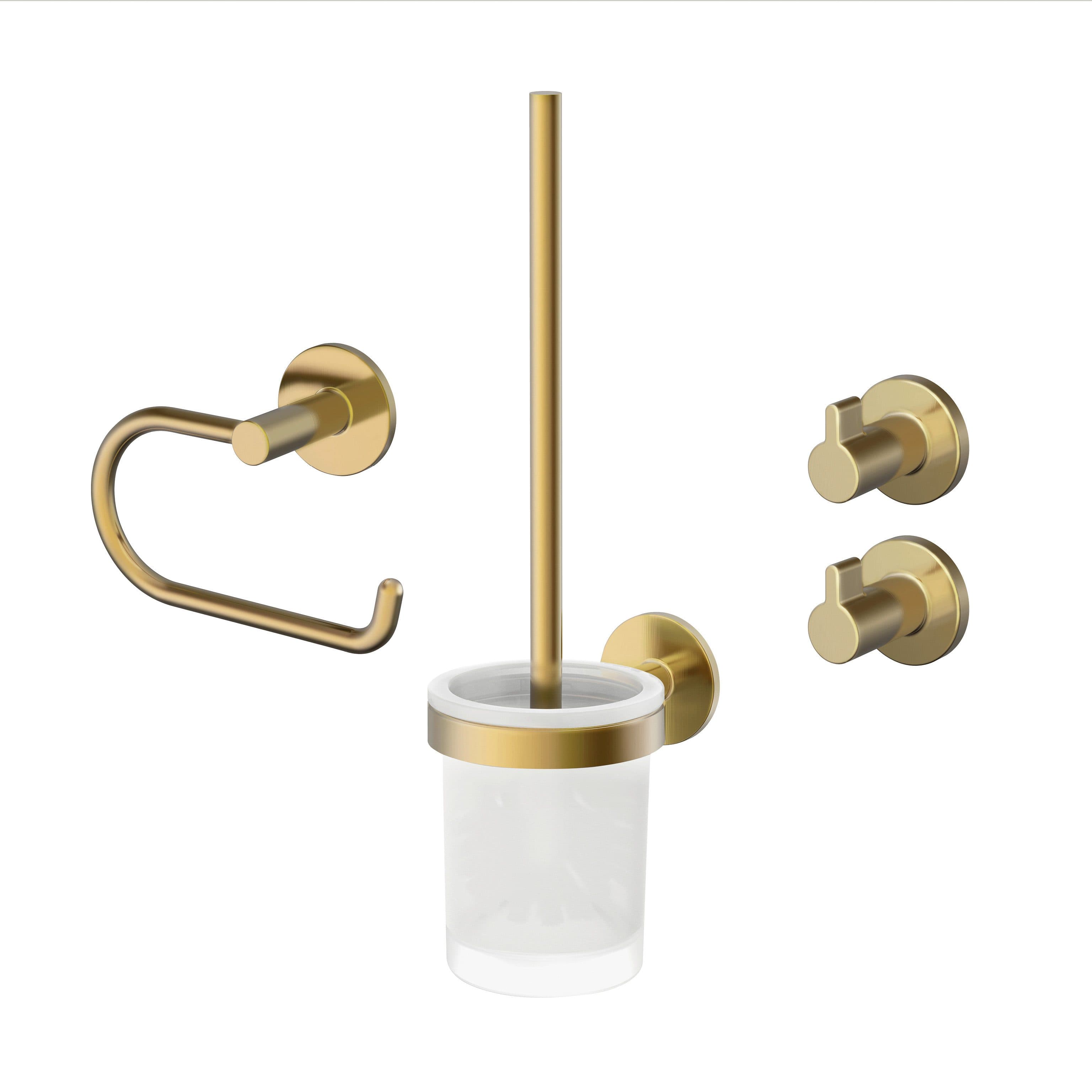 Lenz Badaccessoire-Set HYGGE 4-teilig Gold - Bild 2