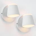 BlingBin LED Wandleuchte Weiß Drehbar 8W Warmes Licht Bild 2