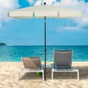 Outsunny Sonnenschirm Aluminium Metall Polyester Bild 2
