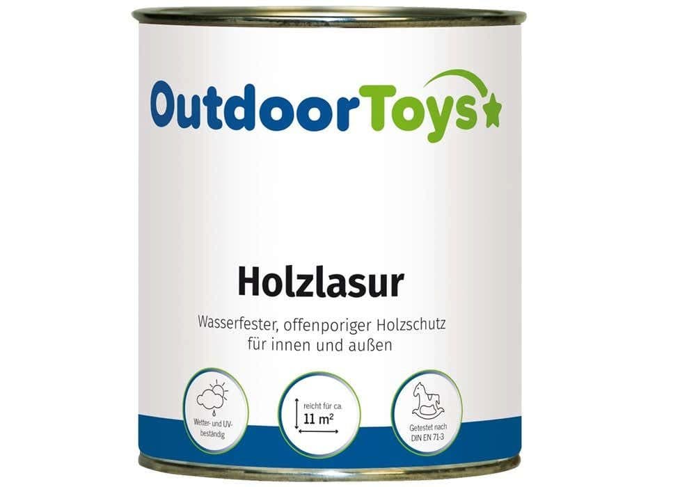 OutdoorToys Holzlasur 0,75l Natur für Kinderspielgeräte