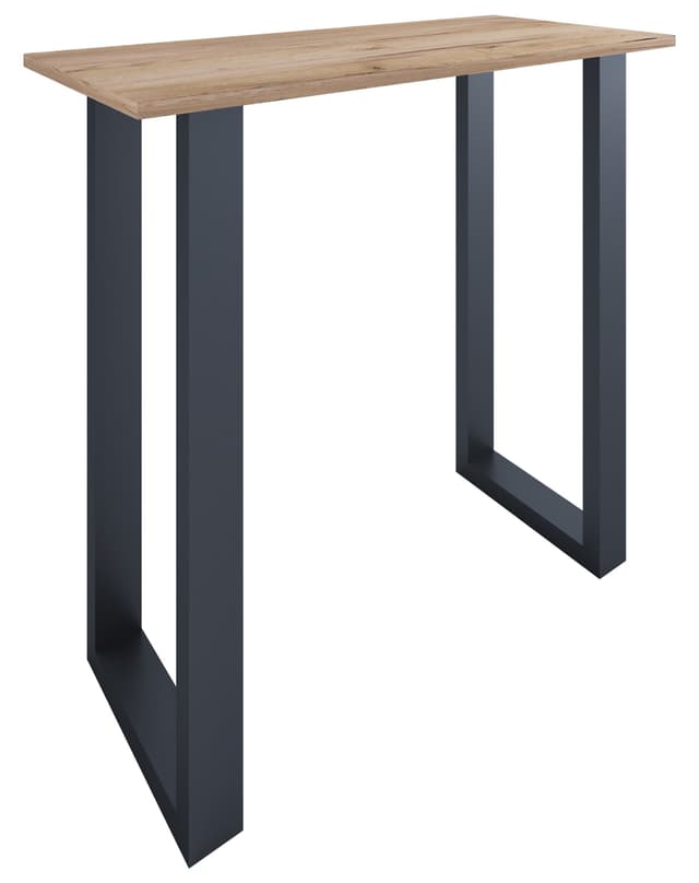 VCM Bartisch Holz Stehtisch Tresen Xona Grau Schwarz