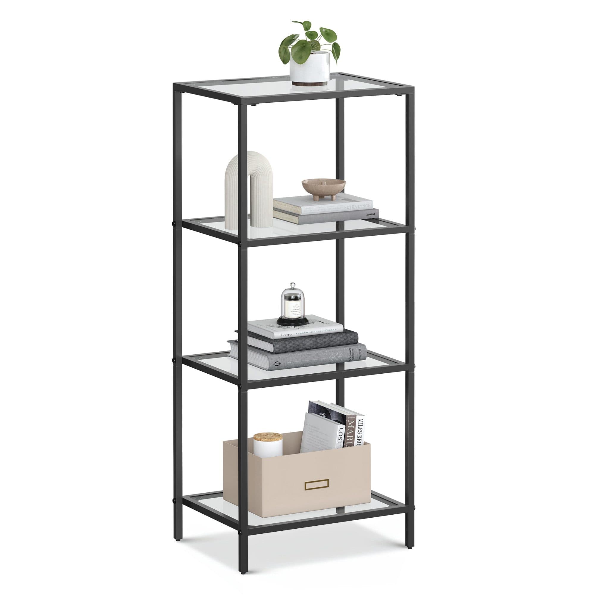 VASAGLE Bücherregal Standregal Küchenregal stabil schwarz - Bild 2
