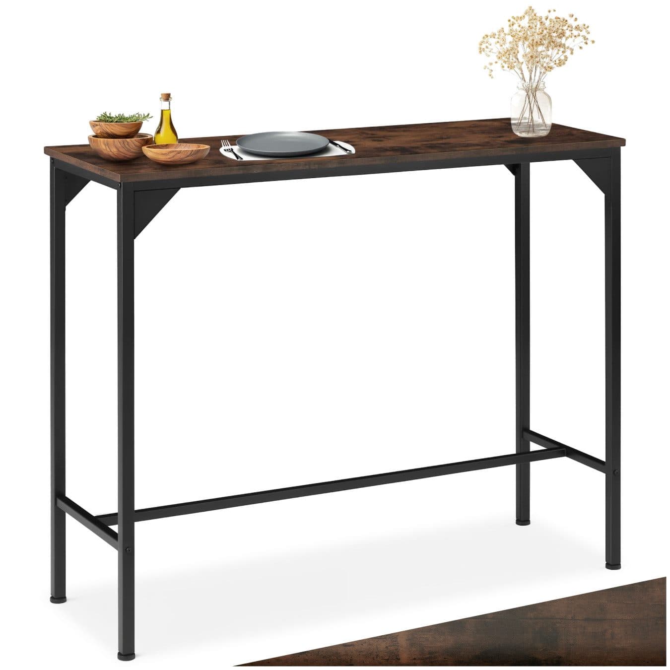 TecTake Bartisch Industrial Style Rechteckig - Bild 2