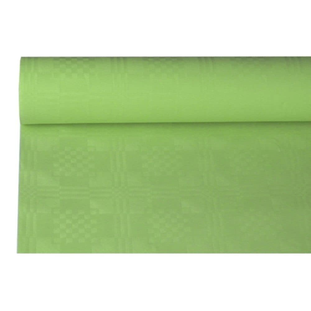 PAPSTAR Papiertischdecke Olive Damastprägung 8m Rolle