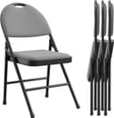 GarveeMore Klappstuhl Gästestuhl Campingstuhl 4er Set Gartenstuhl Bild 2