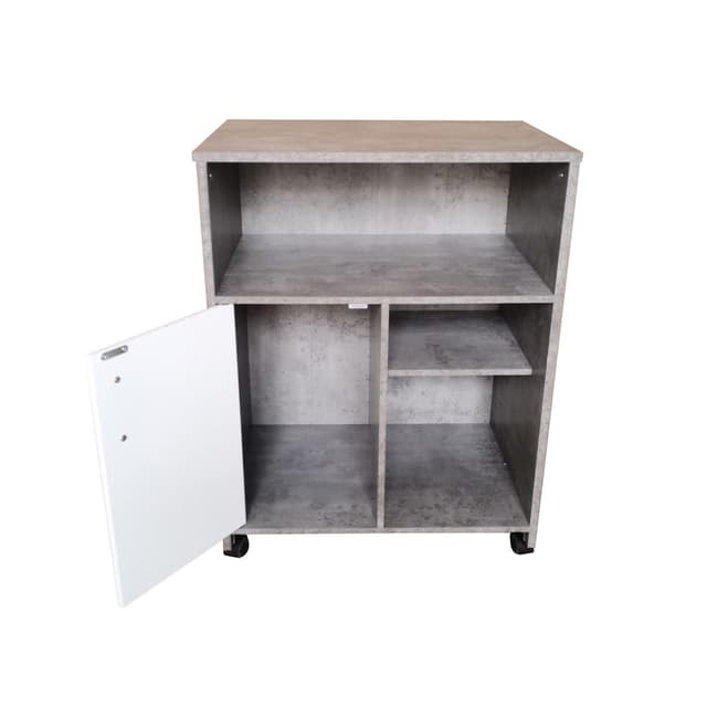 HTI-Line Mehrzweckschrank Blanca - Rollbarer Küchenschrank für Stauraum