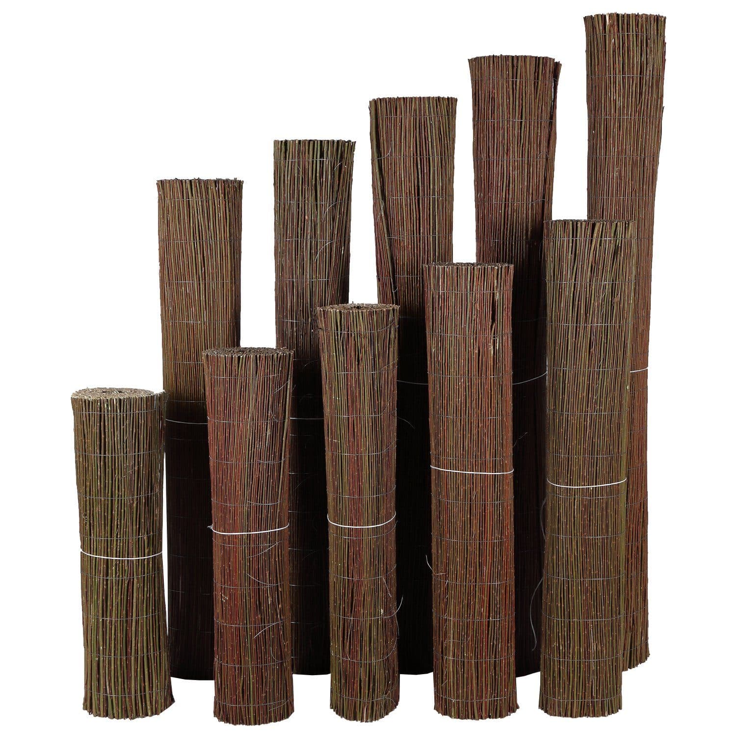Home4Living Weidenmatte Sichtschutz Zaun Windschutz Naturprodukt