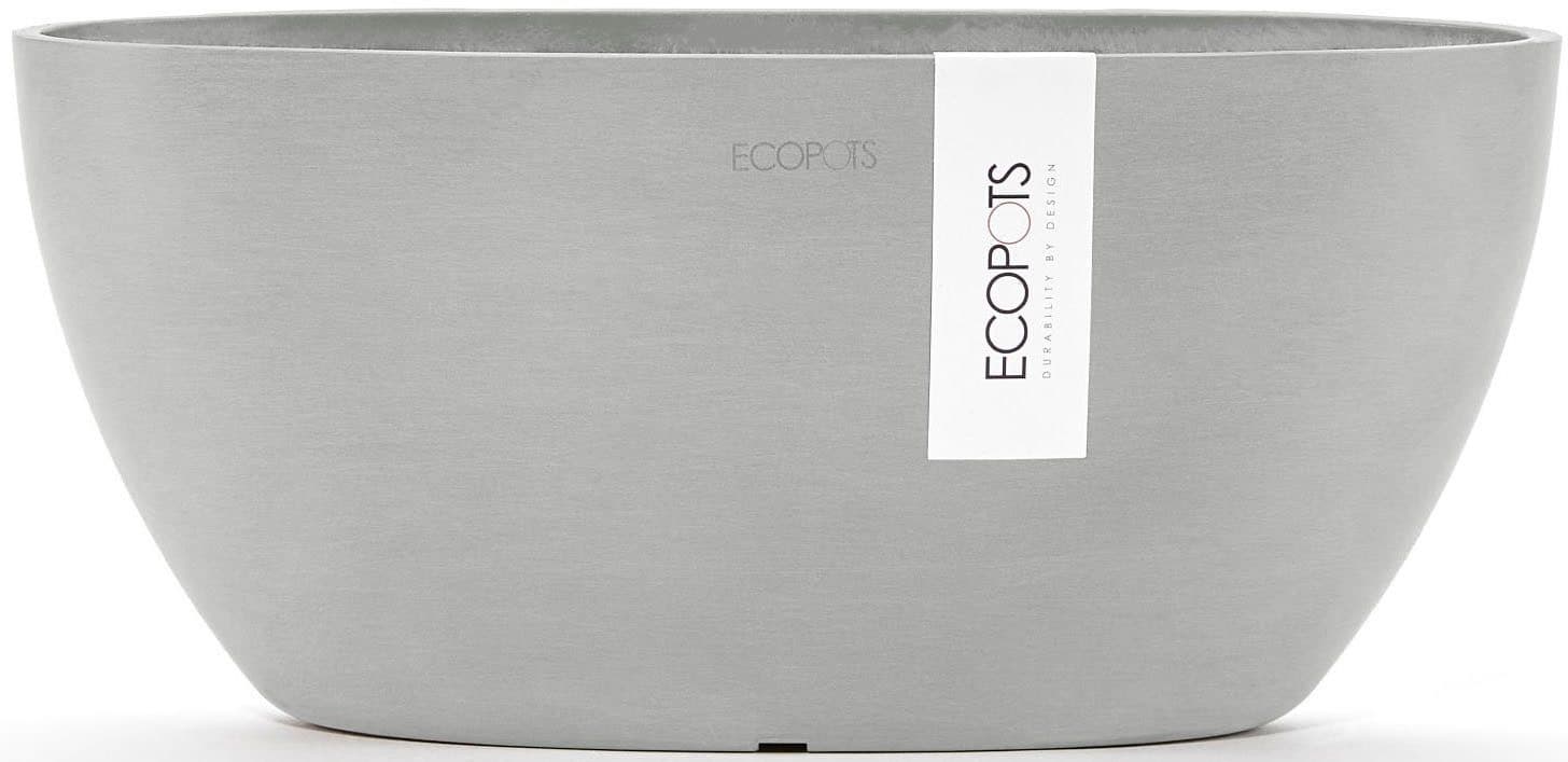 ECOPOTS Blumentopf SOFIA White Grey 13x13x13,5 cm - Bild 2